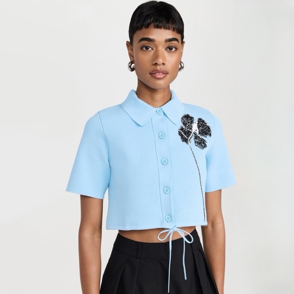 PH5 Tops - PH5 Orca Algae Polo Shirt in Blue Black